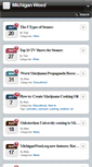 Mobile Screenshot of michiganweed.org