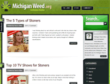 Tablet Screenshot of michiganweed.org